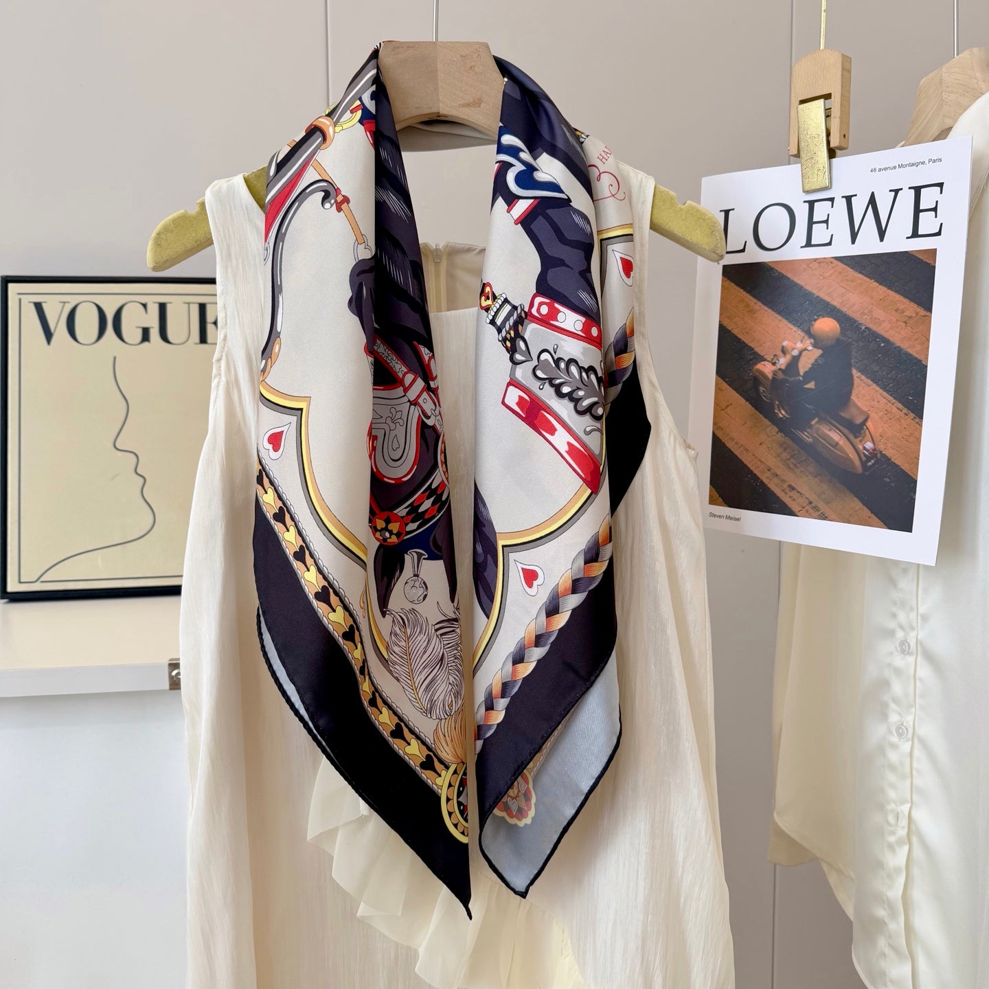 136NH9W Popular Silk Scarve