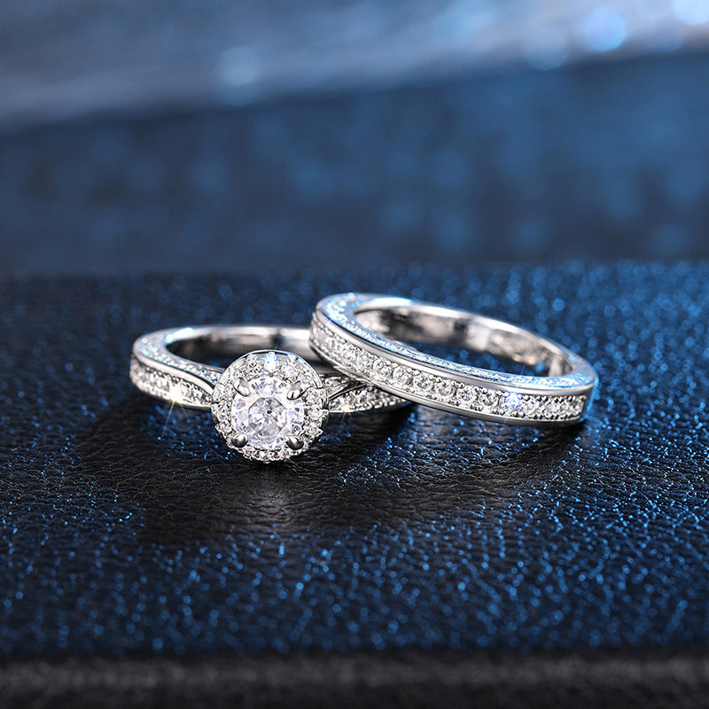 P5QA50J   Popular Moissanite Jewelry Wedding Diamond Ring