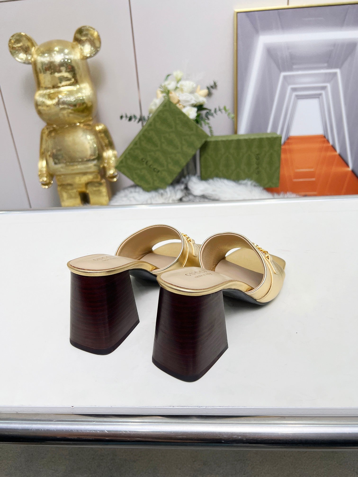 275NB11Z  Popular leather High heels