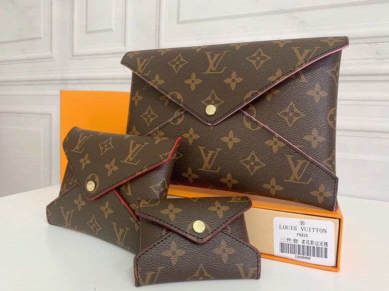 146PE28B Popular leather bag（three-piece）