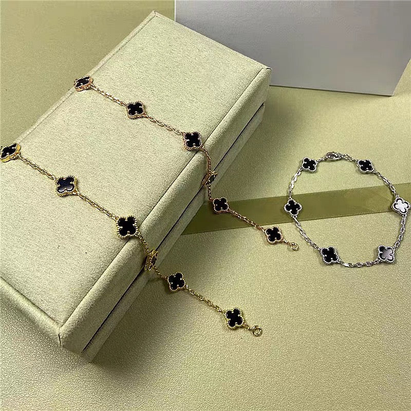 5XVA183K  Popular bracelets 6 flowers mini size 0.9cm flower