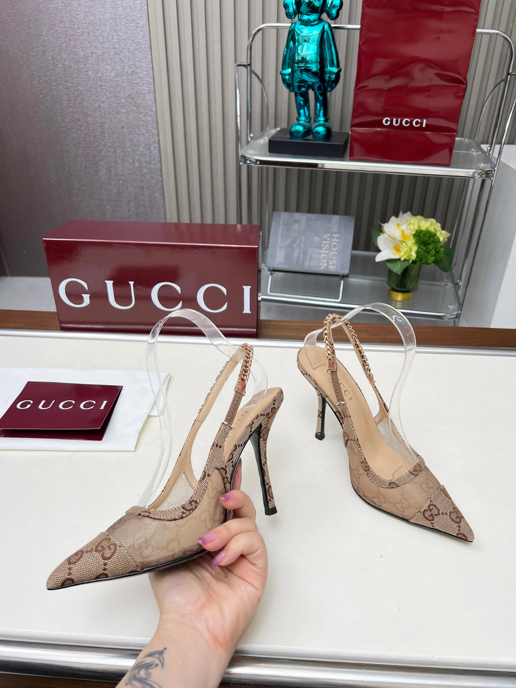 285ZB61Z  Popular leather  High heels