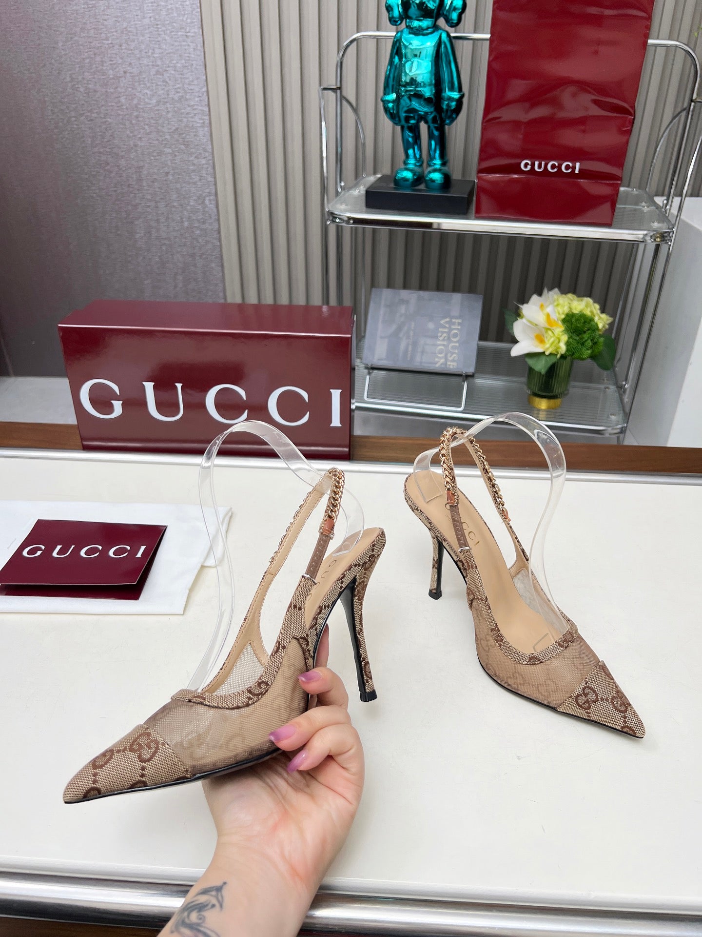 285ZB61Z  Popular leather  High heels