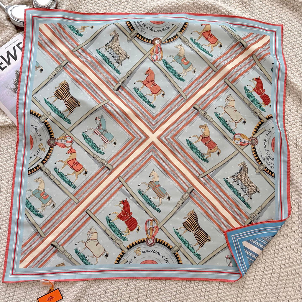 136NH4W Popular Silk Scarve