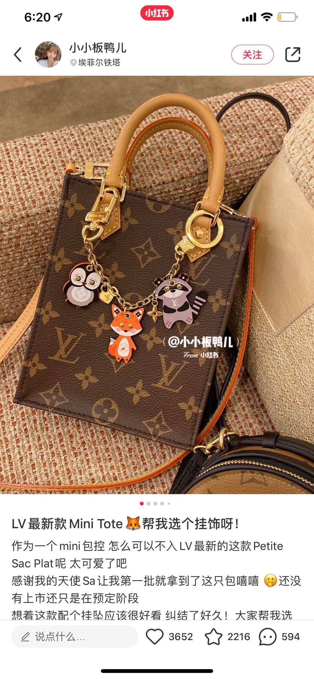 35QE19A Popular bag 's charms accessories