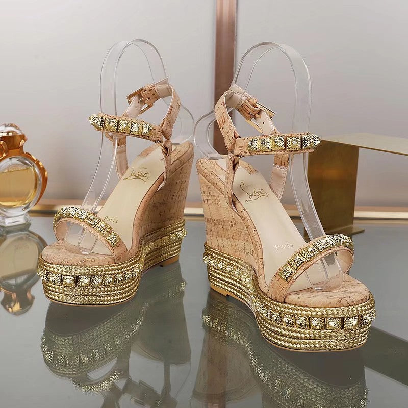 J4A50Z Popular leather High heels 12cm heel