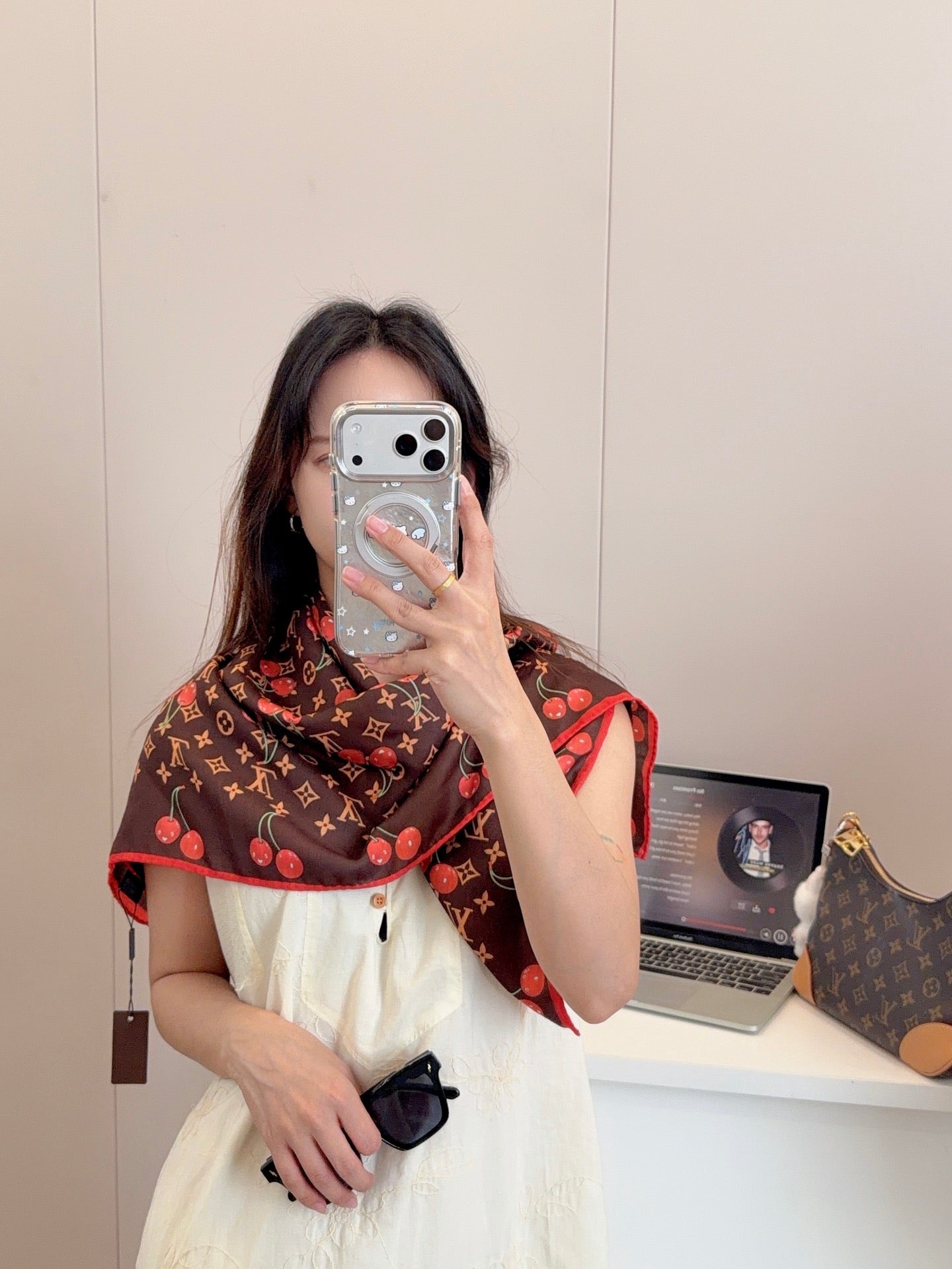 136NE31W Popular Silk Scarve