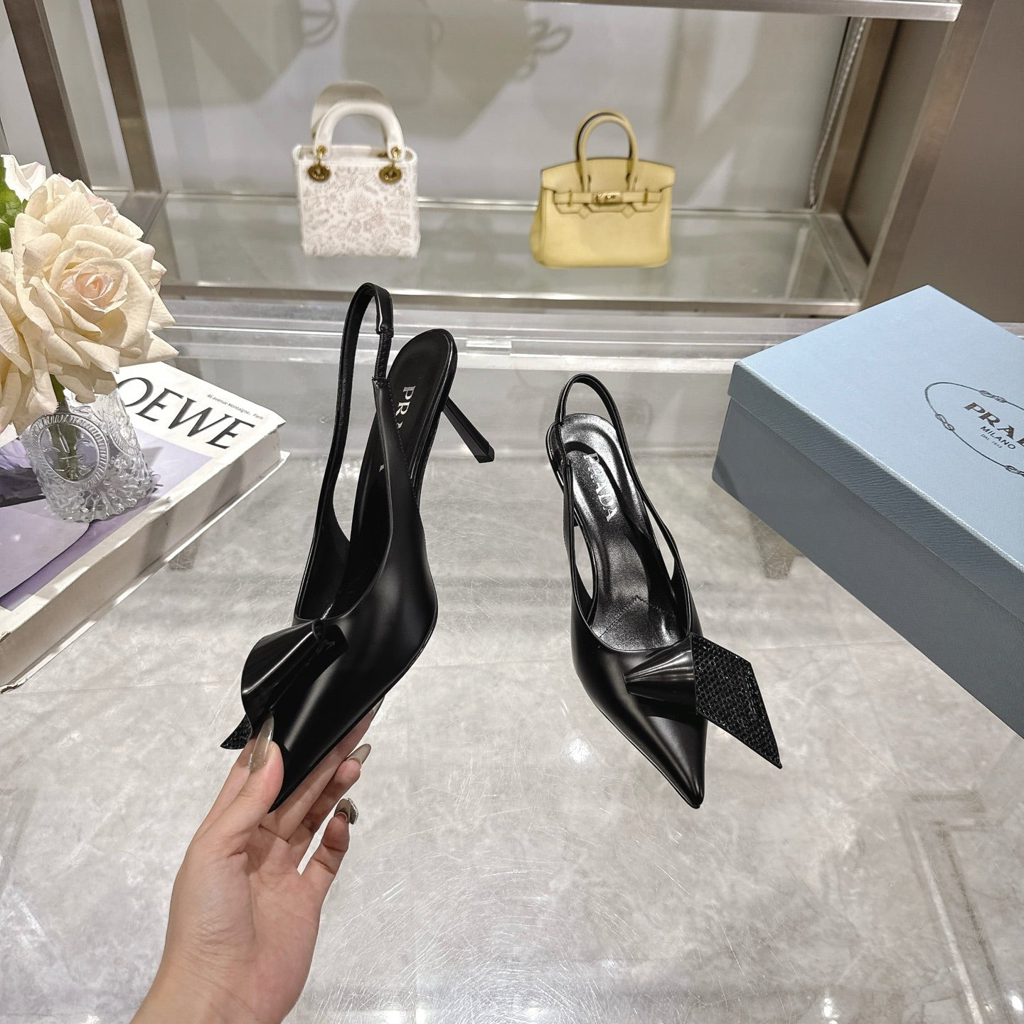 255QP41Z Popular  leather High heels