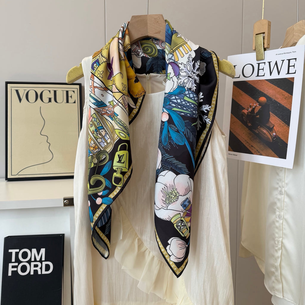 136NE6W Popular Silk Scarve