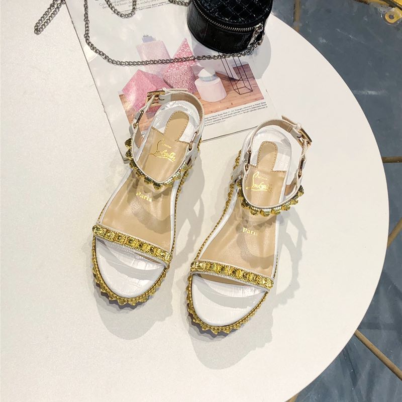 J4A53Z Popular leather High heels 6cm