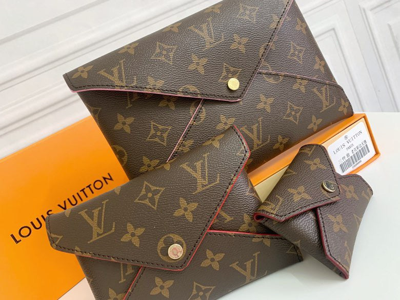 146PE28B Popular leather bag（three-piece）