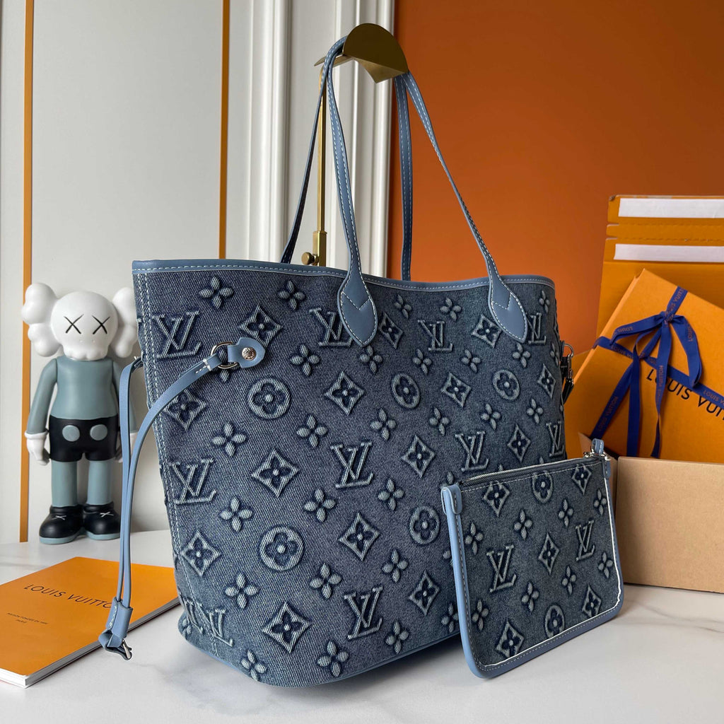 146PE90B Popular denim material bag