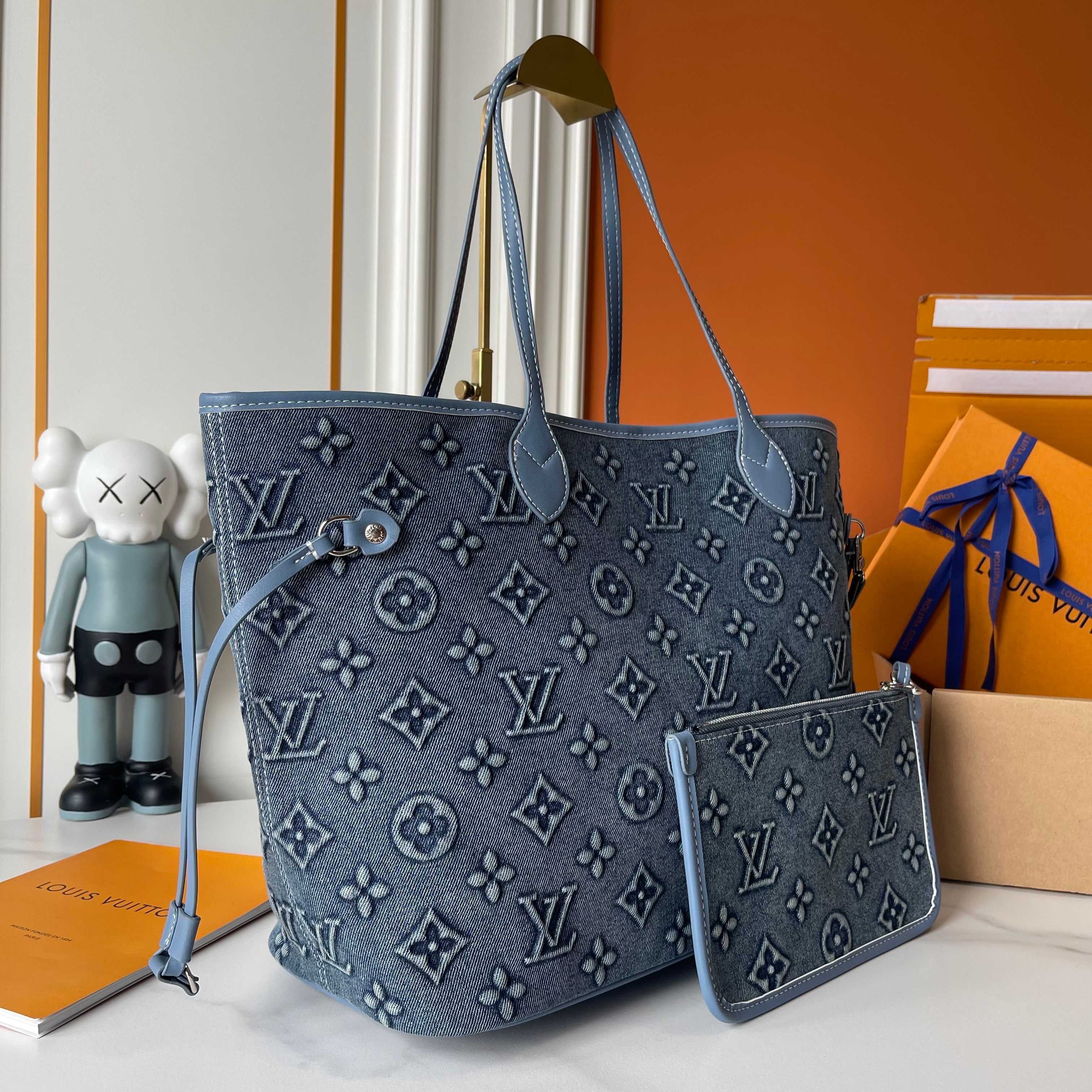 146PE90B Popular denim material bag