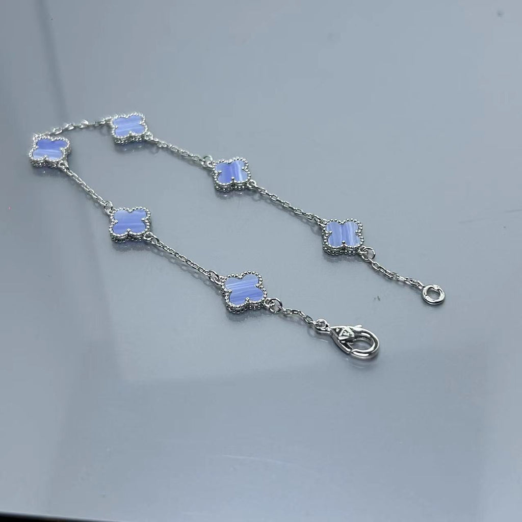 5XVA183K  Popular bracelets 6 flowers mini size 0.9cm flower