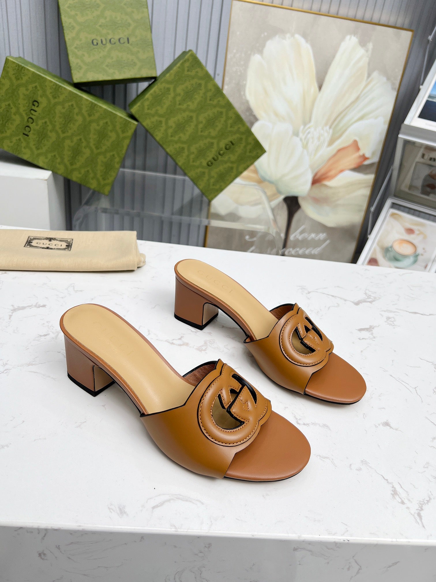 256XB32Z Popular high-quality leather Shoes 5.5cm