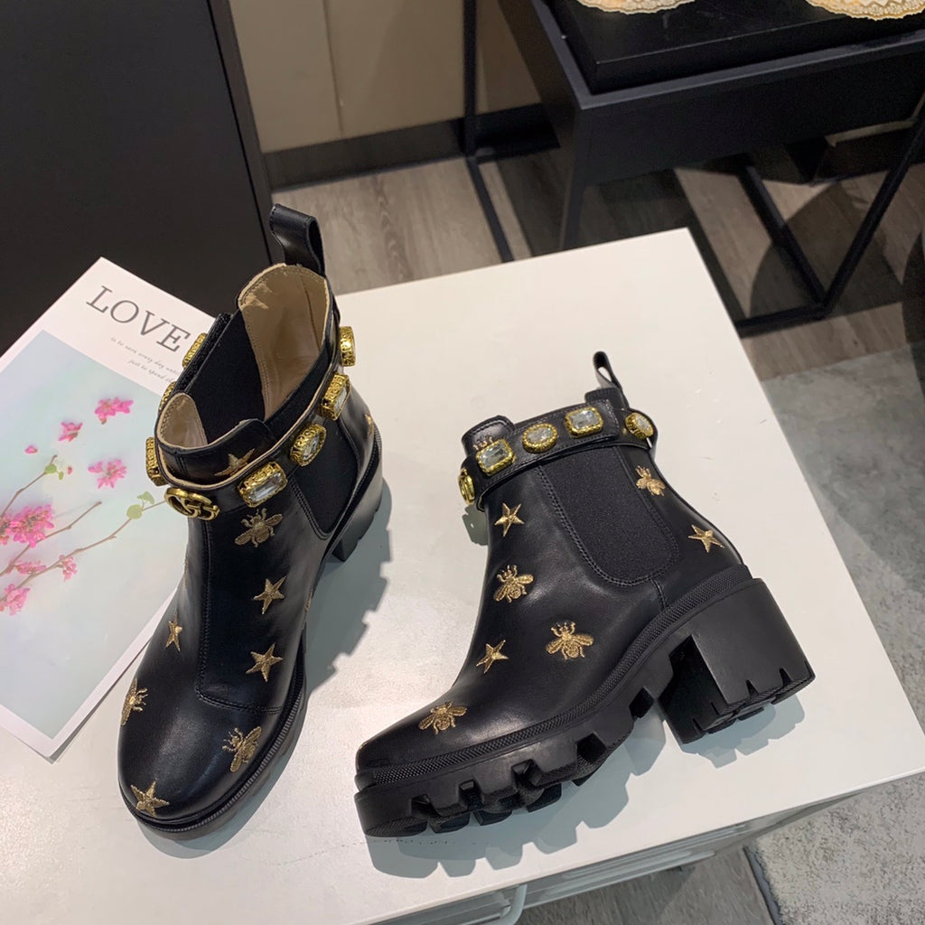 2XB199Z Popular leather boot (top layer leather lining)