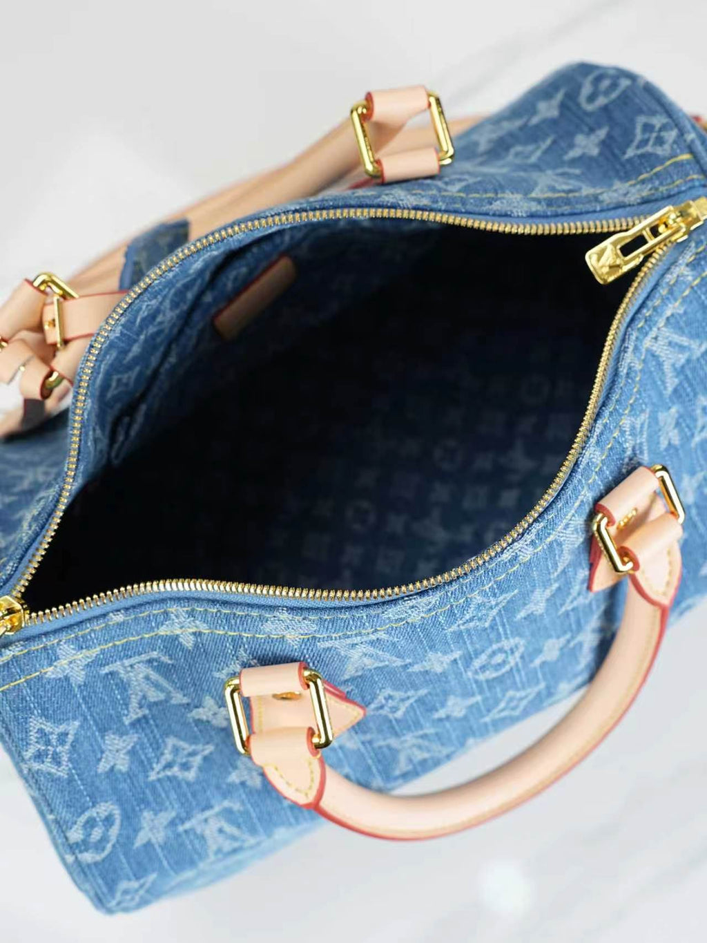 146RE1B Popular denim cloth luggage bag