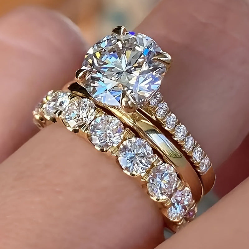 P5QA2J  Popular Moissanite Jewelry Wedding Diamond Ring