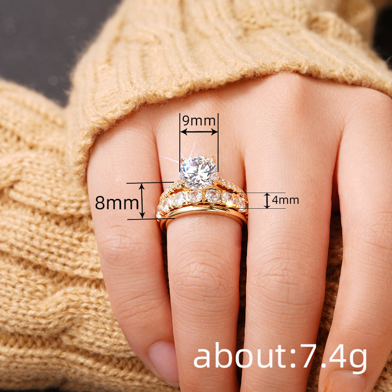 P5QA2J  Popular Moissanite Jewelry Wedding Diamond Ring