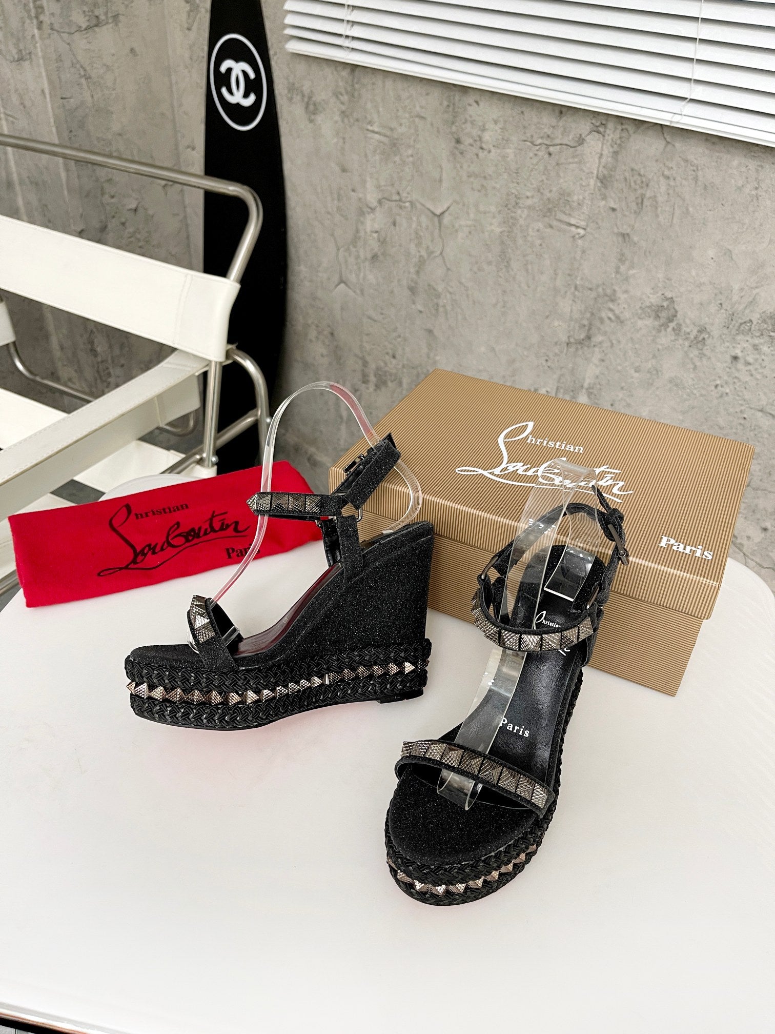 J4A47Z Popular leather High heels 12cm heel