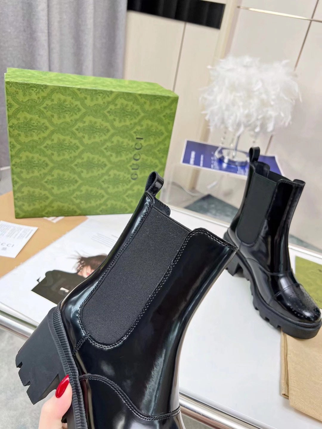2XB198Z Popular leather boot (top layer leather lining)
