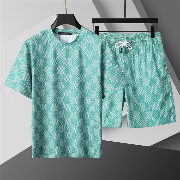 135WE112U  Popular shirt and shorts set