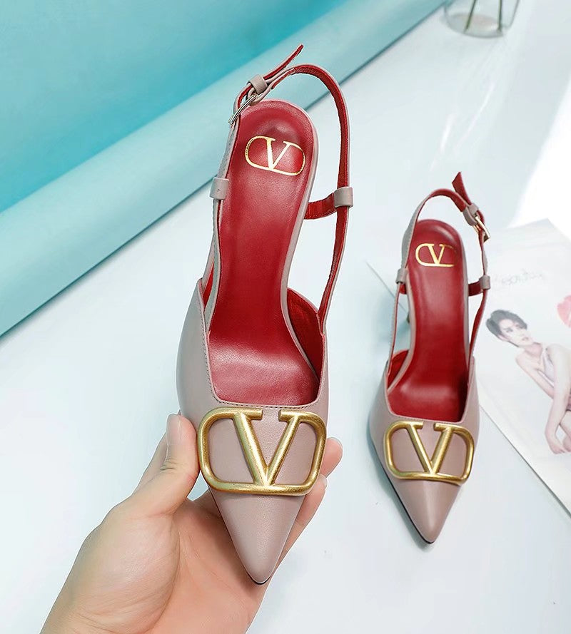245RVL14Z Popular leather  High heels