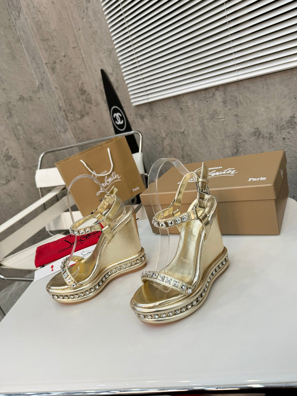 J4A6Z Popular leather High heels 12cm heel