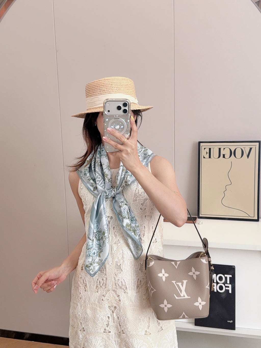 136ND17W Popular Silk Scarve