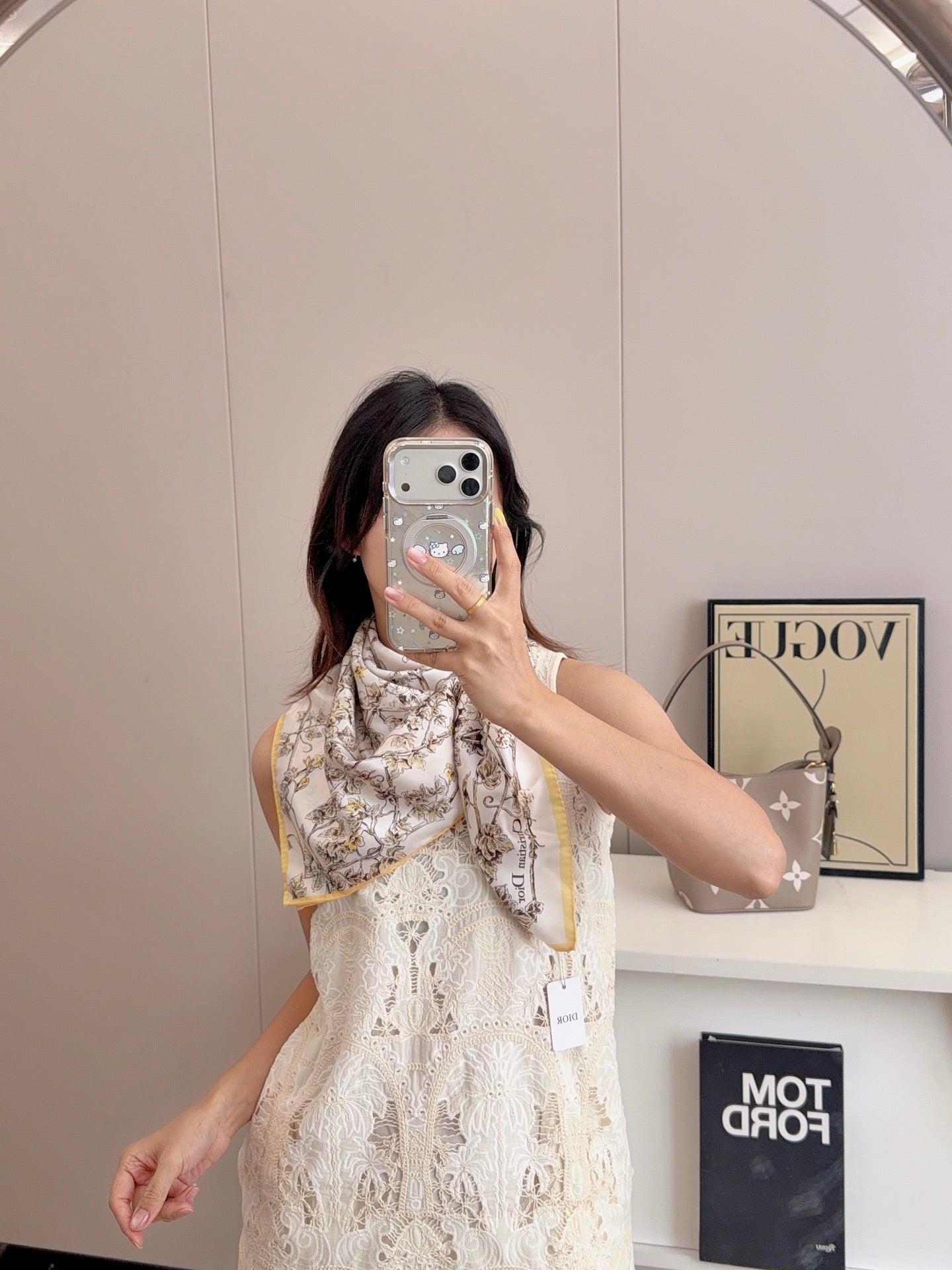 136ND19W Popular Silk Scarve