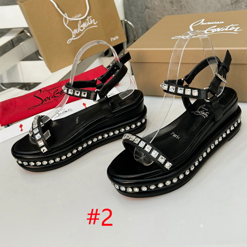 J4A8Z Popular leather High heels 6cm