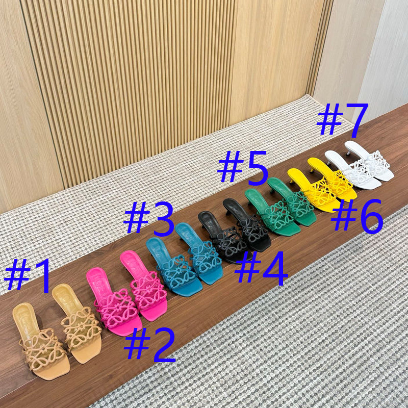 255QA33Z Popular  leather Slippers